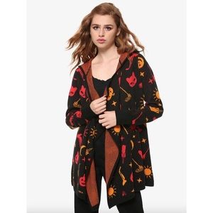 Disney/Her Universe Hocus Pocus Dani Hooded Cardigan, Size Medium